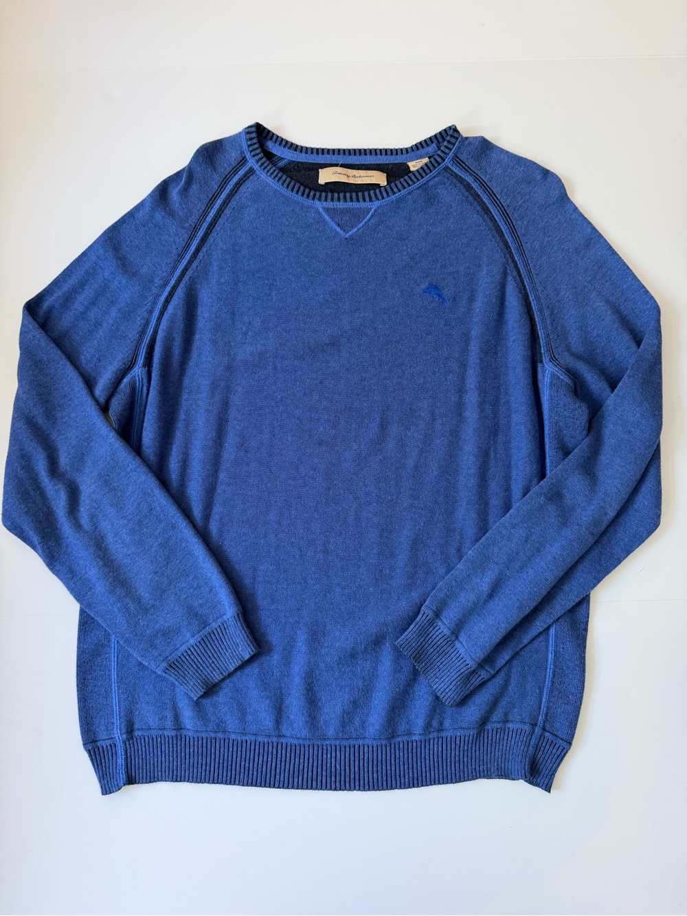 Tommy Bahama Men's Royal Blue Crewneck Sweater